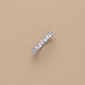Heart half eternity band