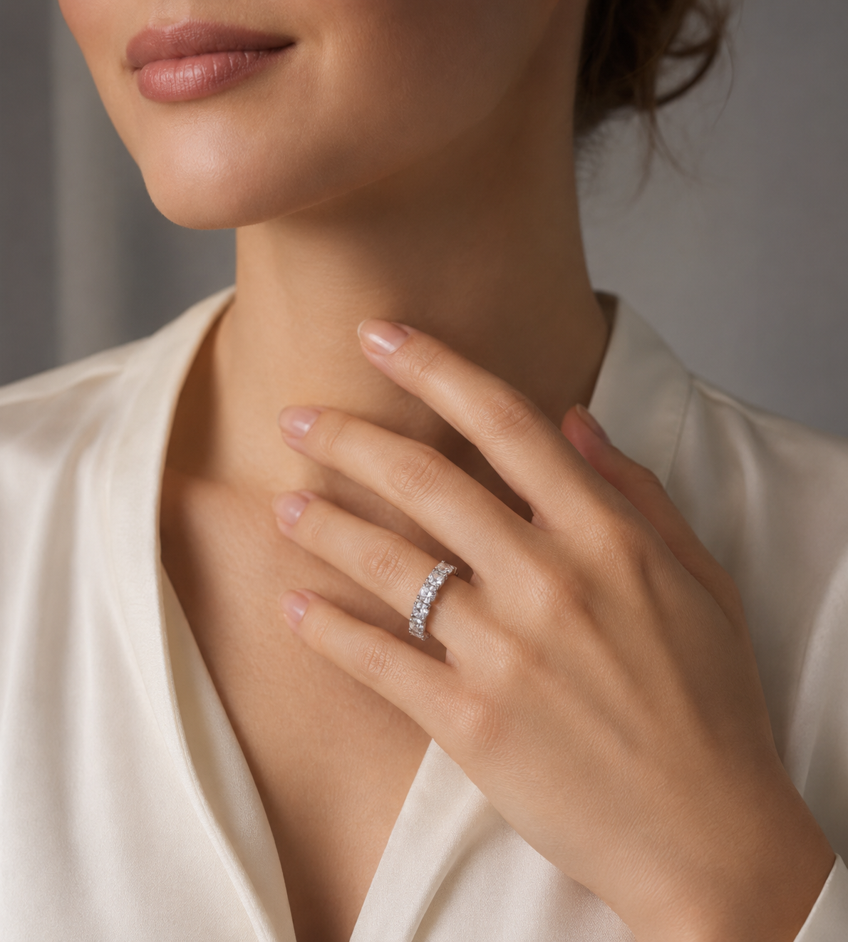 Round full eternity band