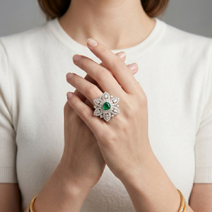 Diamond Petals Ring