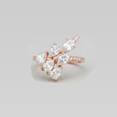 Frosted Flora Ring