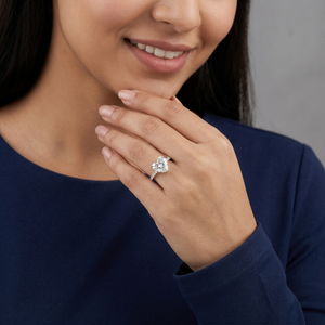 2ct Labgrown Heart Solitaire Engagement Ring