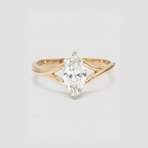 Crown Marquise Ring