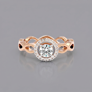 IGI-certified lab-grown diamond engagement ring for women – insured shipping