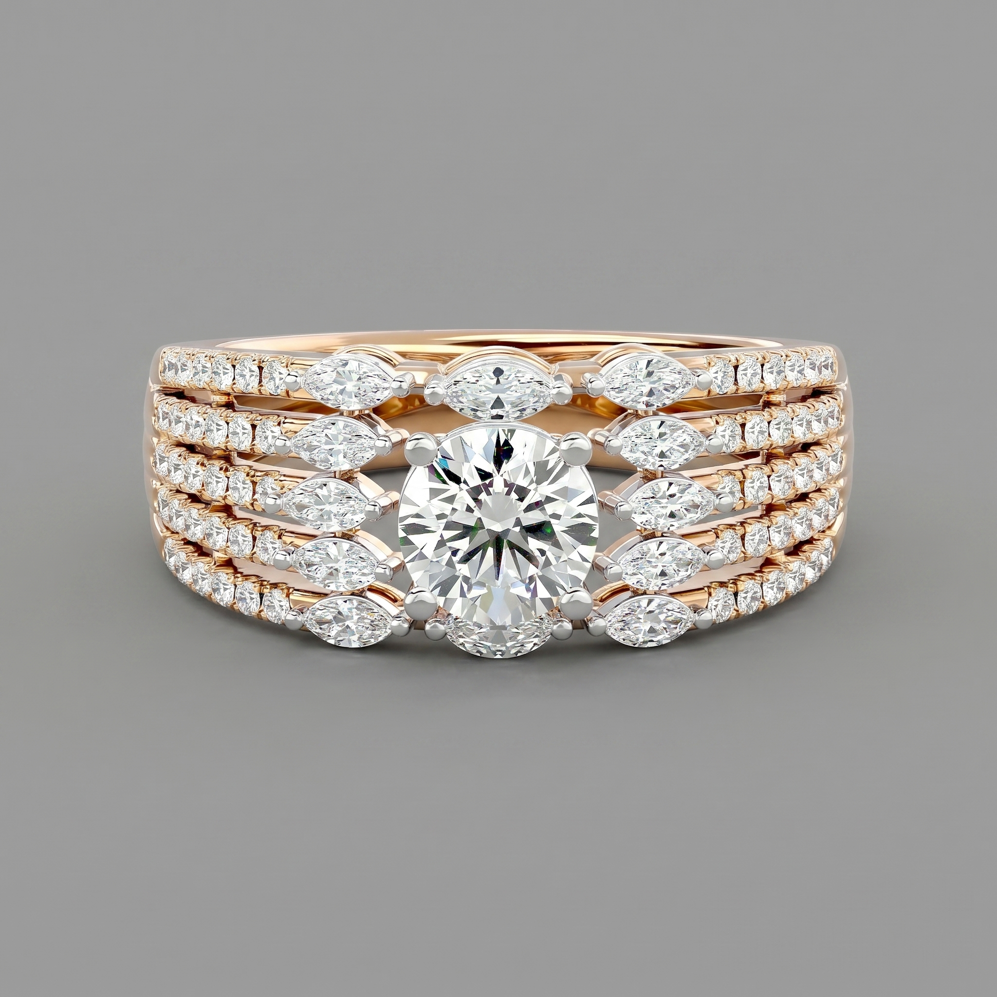 Solitaire Empress Band