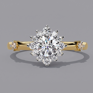 Inarra Atelier minimal round lab-grown diamond solitaire ring – BIS hallmarked