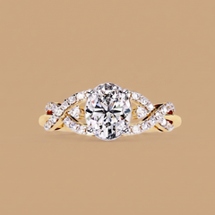 Classic Oval Lyric Ring