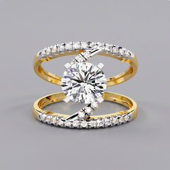 Solitaire Parallel Path Ring