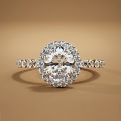 Solitaire Oval Sun Ring