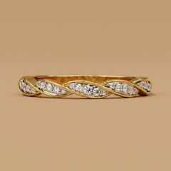Infinity Twist Band Ring