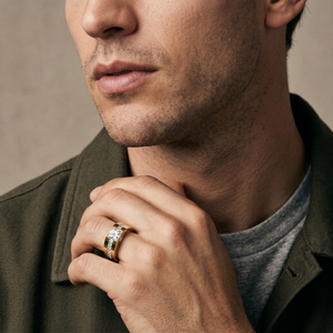 2ct labgrown princess men's ring