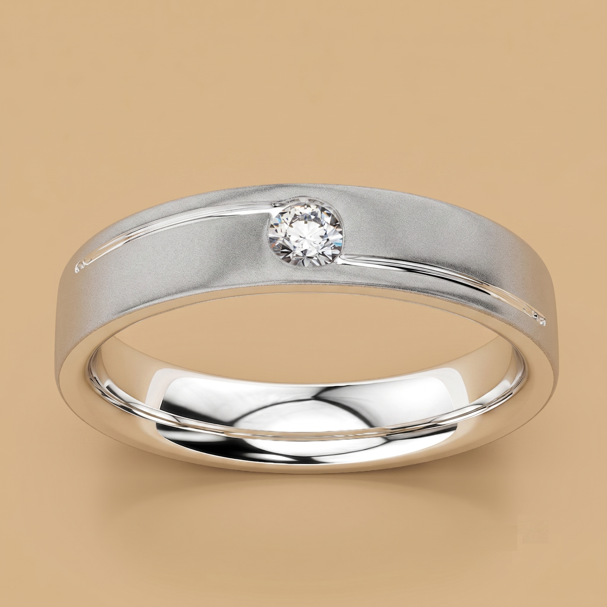 0.50ct men labgrown wedding band