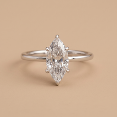 3ct Labgrown Marquise Solitaire engagement ring