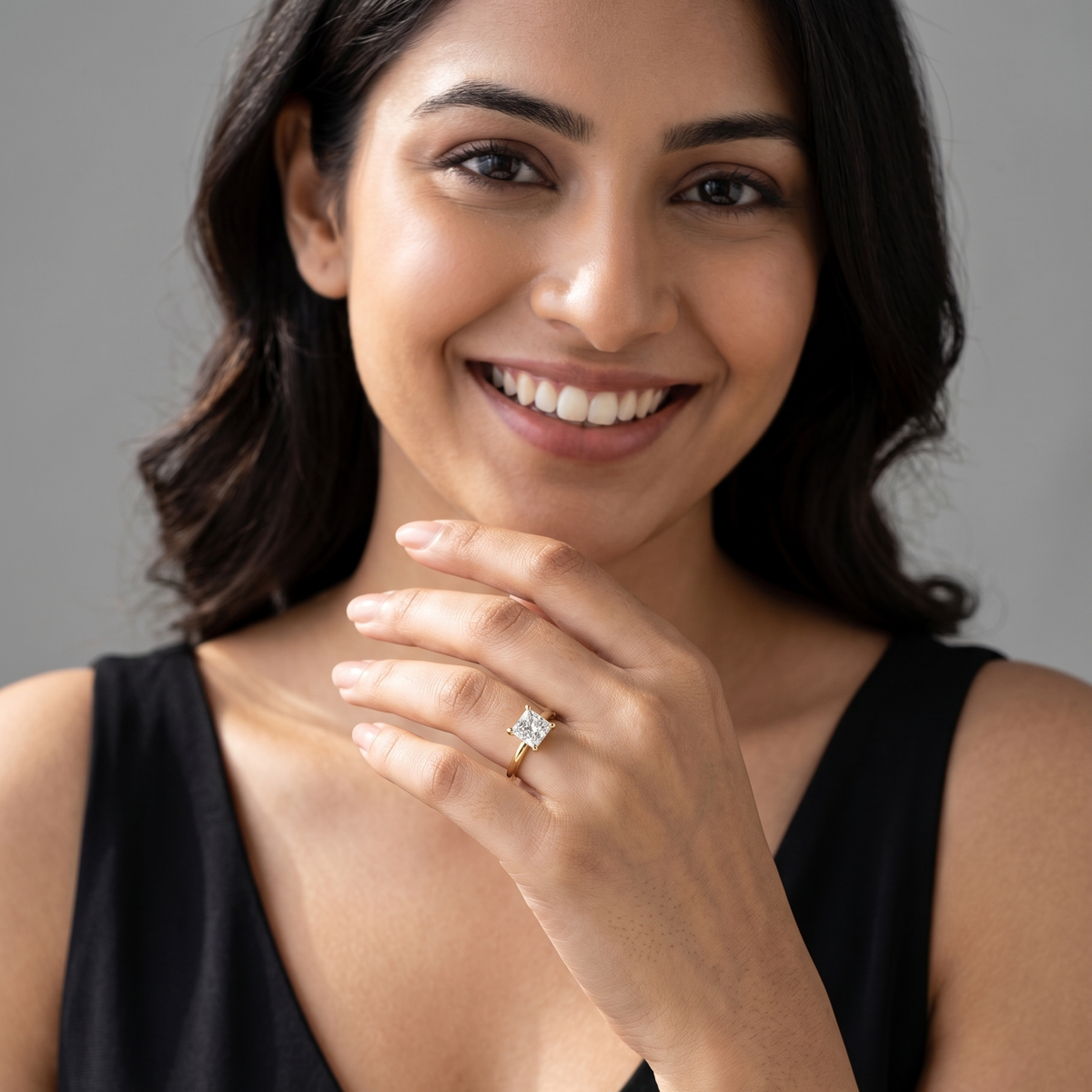 Princess Radiance – 2 ct Classic Lab-Grown Diamond Ring