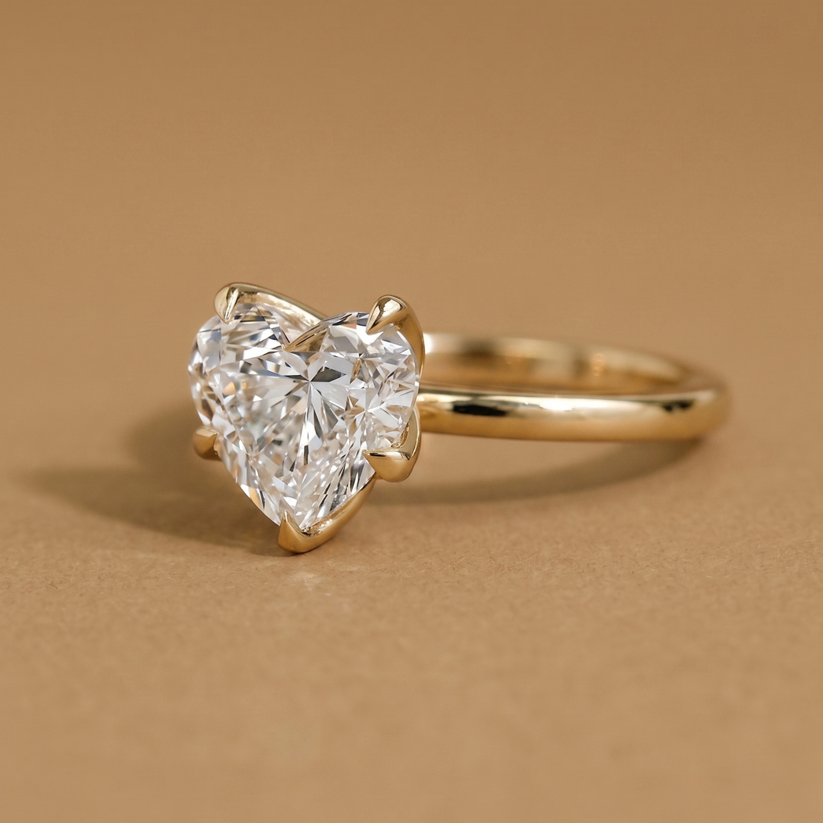 Tiger Claw Heart – 3 ct Statement Lab-Grown Diamond Ring