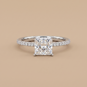 2ct Labgrown Princess Diamond Wedding Ring