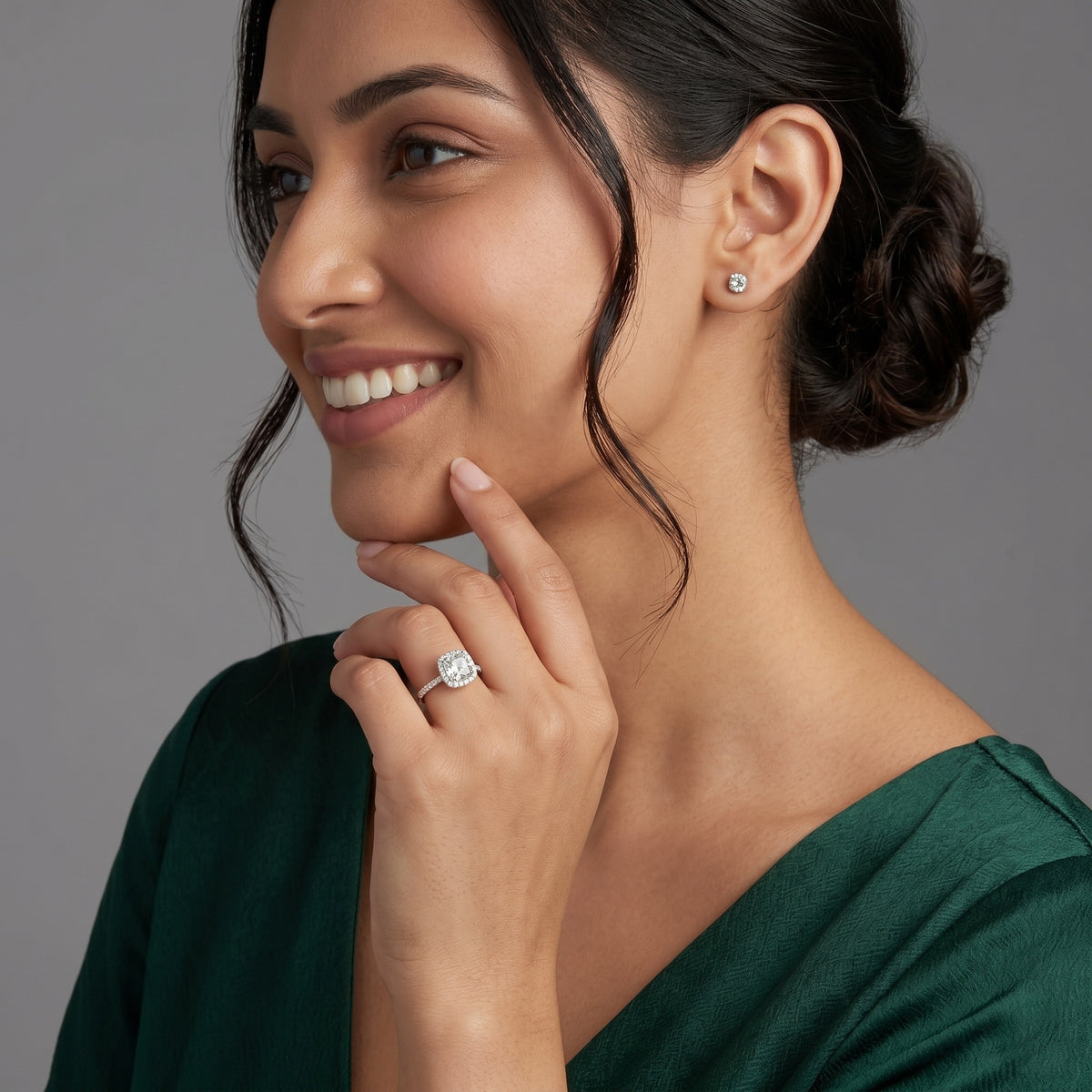 Grand Illusion – 2.93 ct Cushion Halo Lab-Grown Diamond Ring
