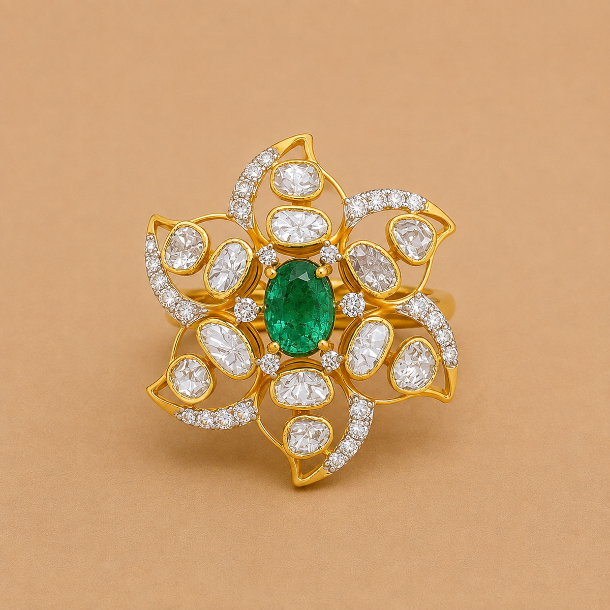 Petals of flower ring
