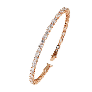 lab grown diamond tennis bracelet