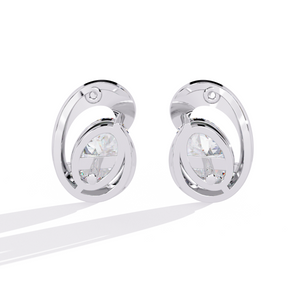 lab grown diamond studs earrings