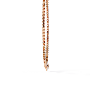Round Pavé Loop Necklace