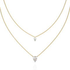 Layered Pear Necklace