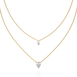 Layered Pear Necklace