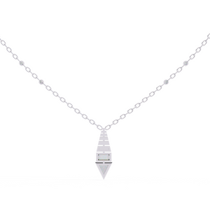 Classic Trillion-Cut Pendant