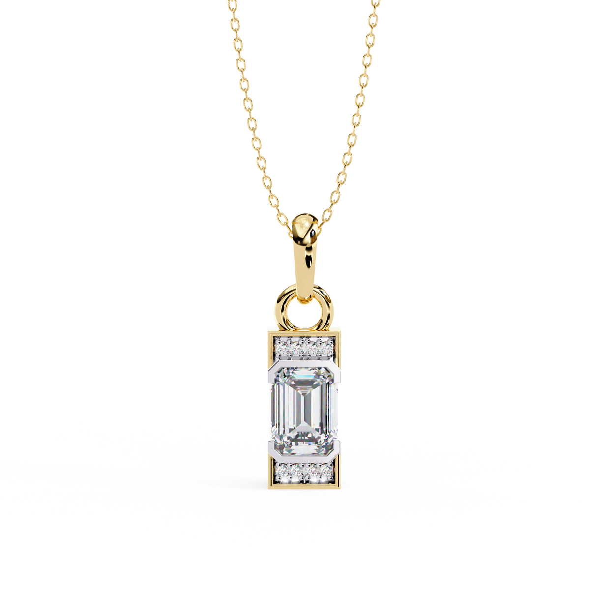 Highline Pendant, a highline diamond design, 9/14/18kt gold, at Inarra Atelier Saltlake