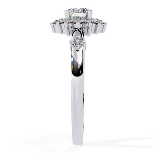 Inarra Atelier minimal round lab-grown diamond solitaire ring – BIS hallmarked