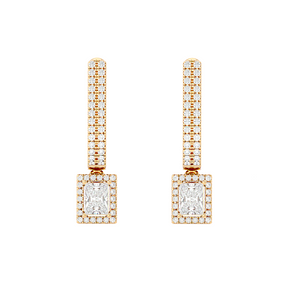 Stick & Square Earrings