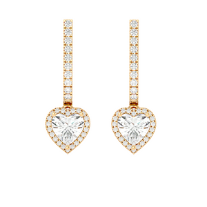 Stick & Heart Earrings