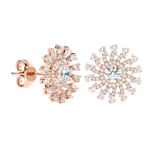 Round Pear Studs