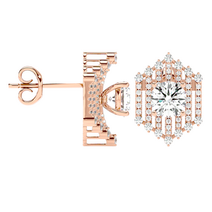 Round Cage Studs