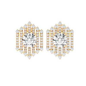 Round Cage Studs
