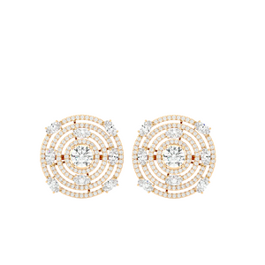 Inarra Atelier custom-made 4.19 ct lab-grown diamond stud earrings for women