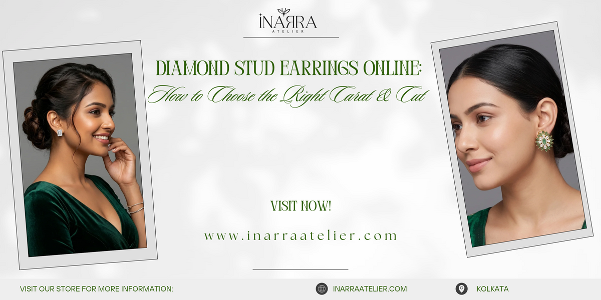 lab grown diamond stud earrings 