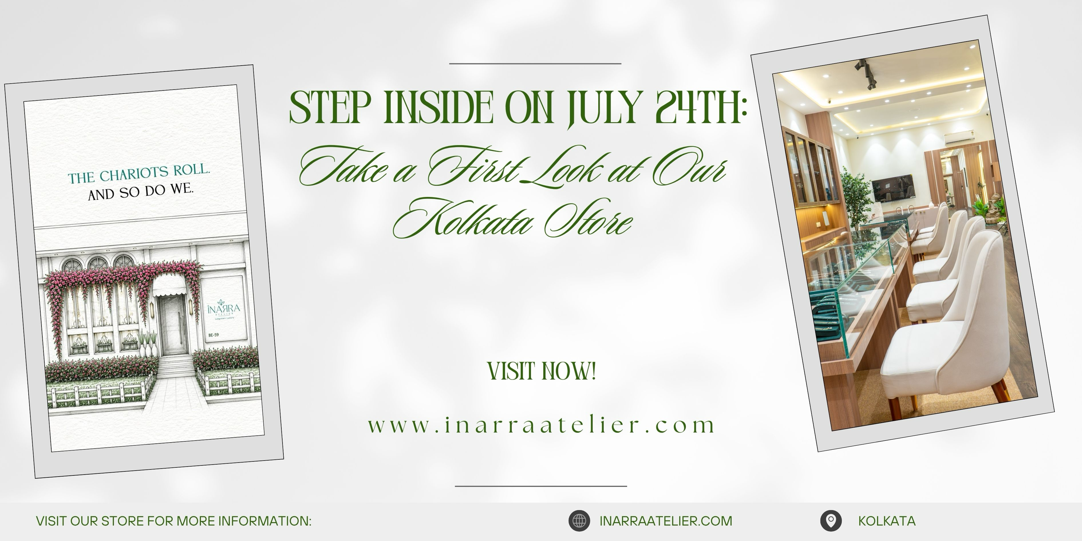 Step Inside Inarra Atelier on July 24th: Take a First Look at Our Kolkata Store