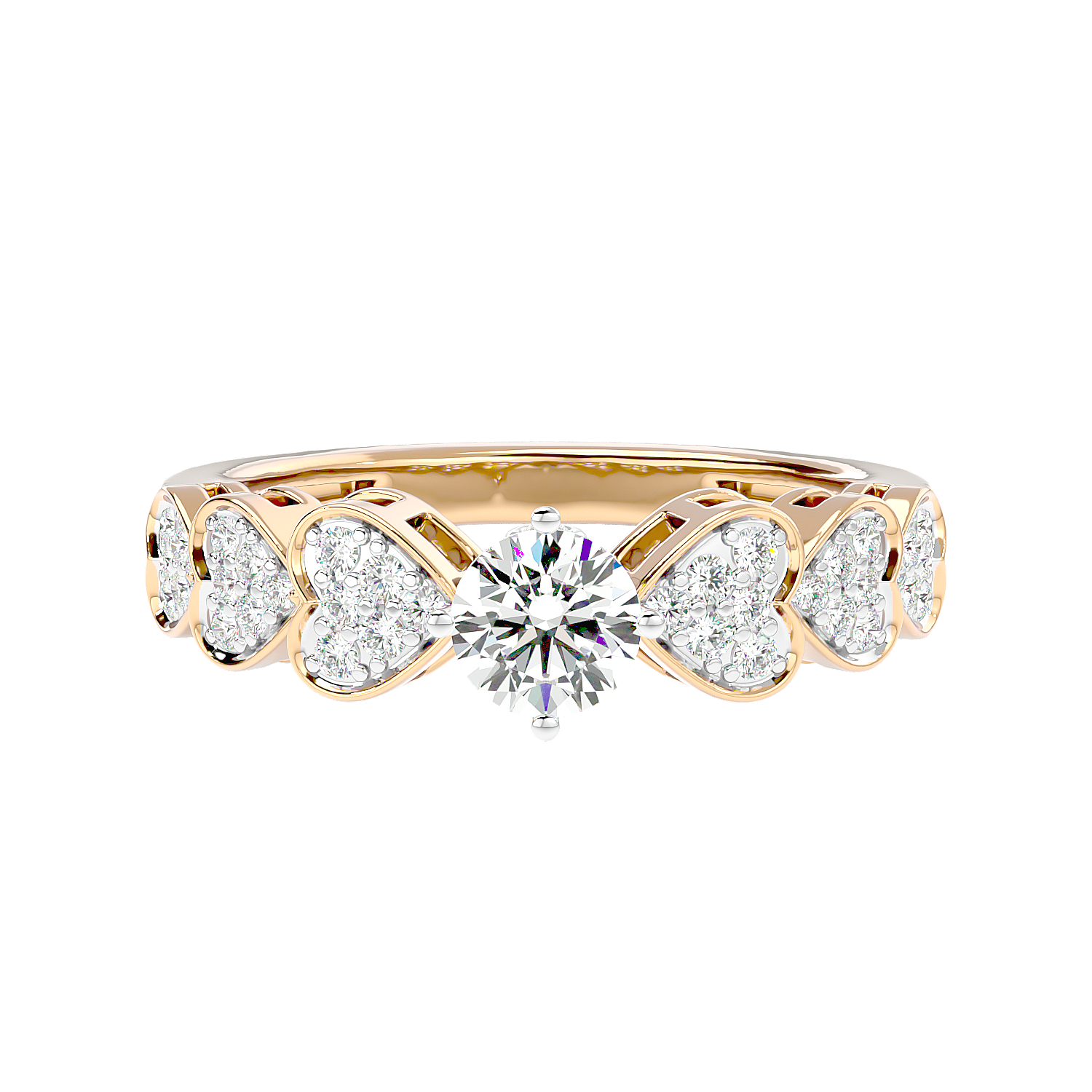Inarra Atelier romantic heart lab-created diamond ring for women – IGI-certified