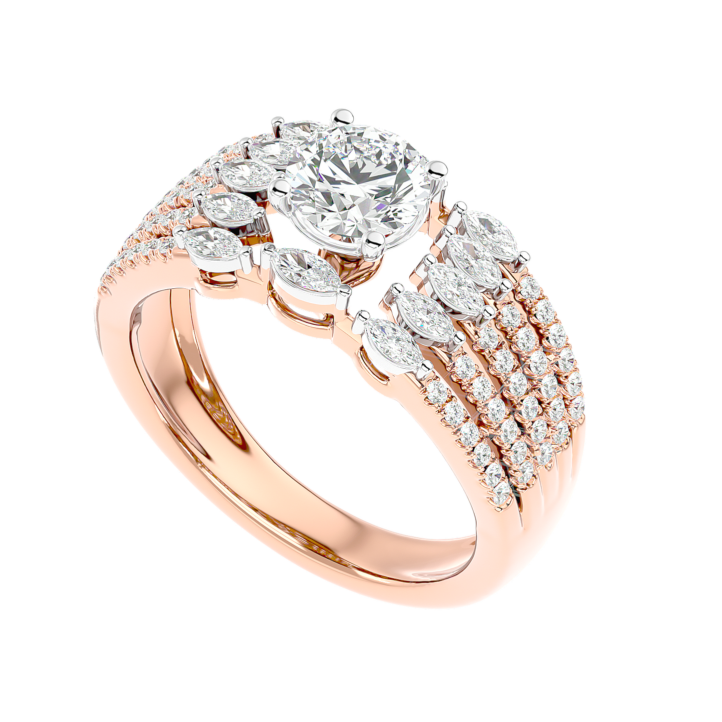 Solitaire Empress Band