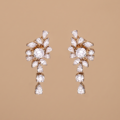 Labgrown 1ct Round Solitaire Jacket Earrings