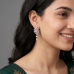 Labgrown 1ct Round Solitaire Jacket Earrings