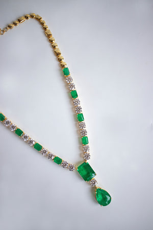 lab-grown diamond necklace
