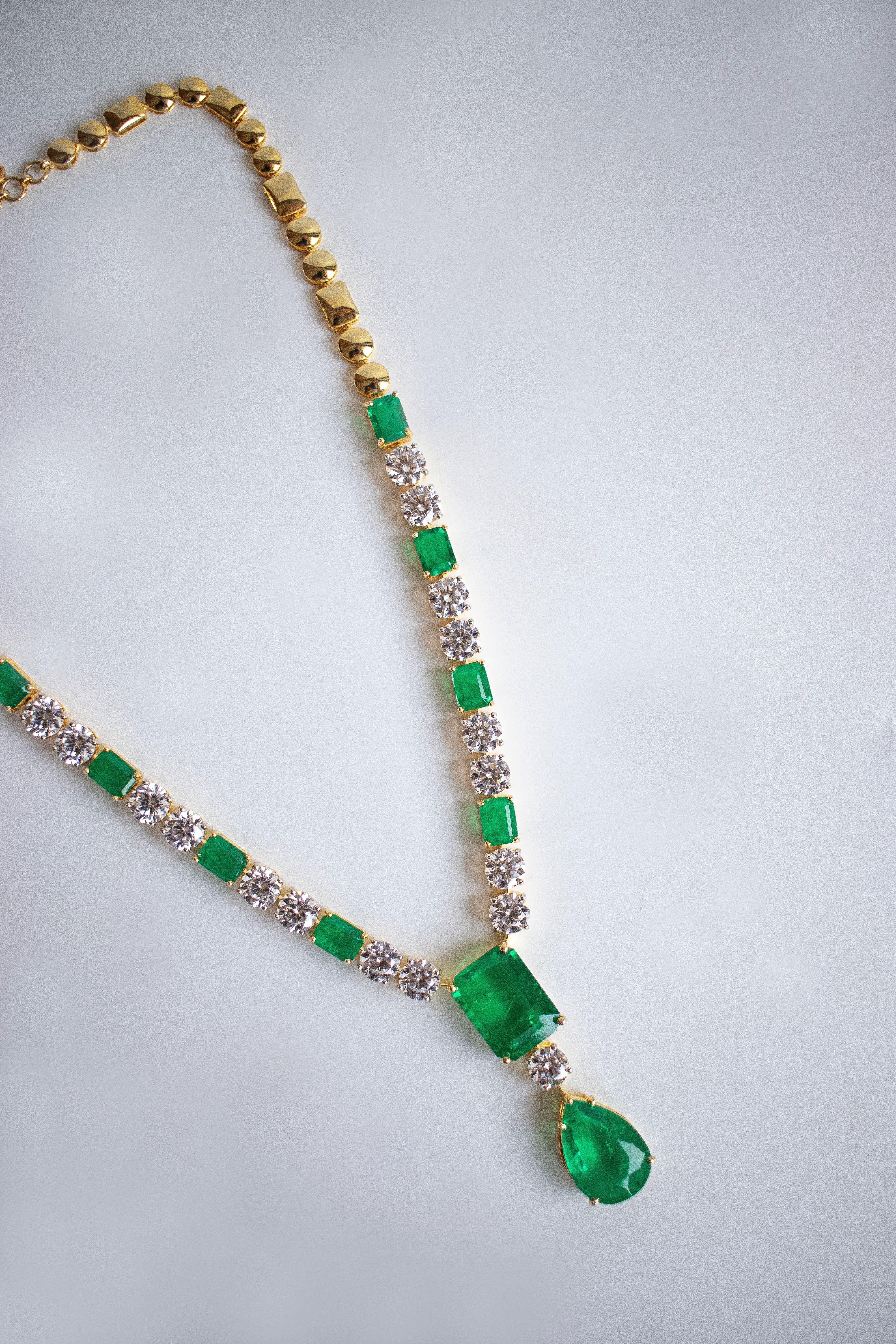 lab-grown diamond necklace