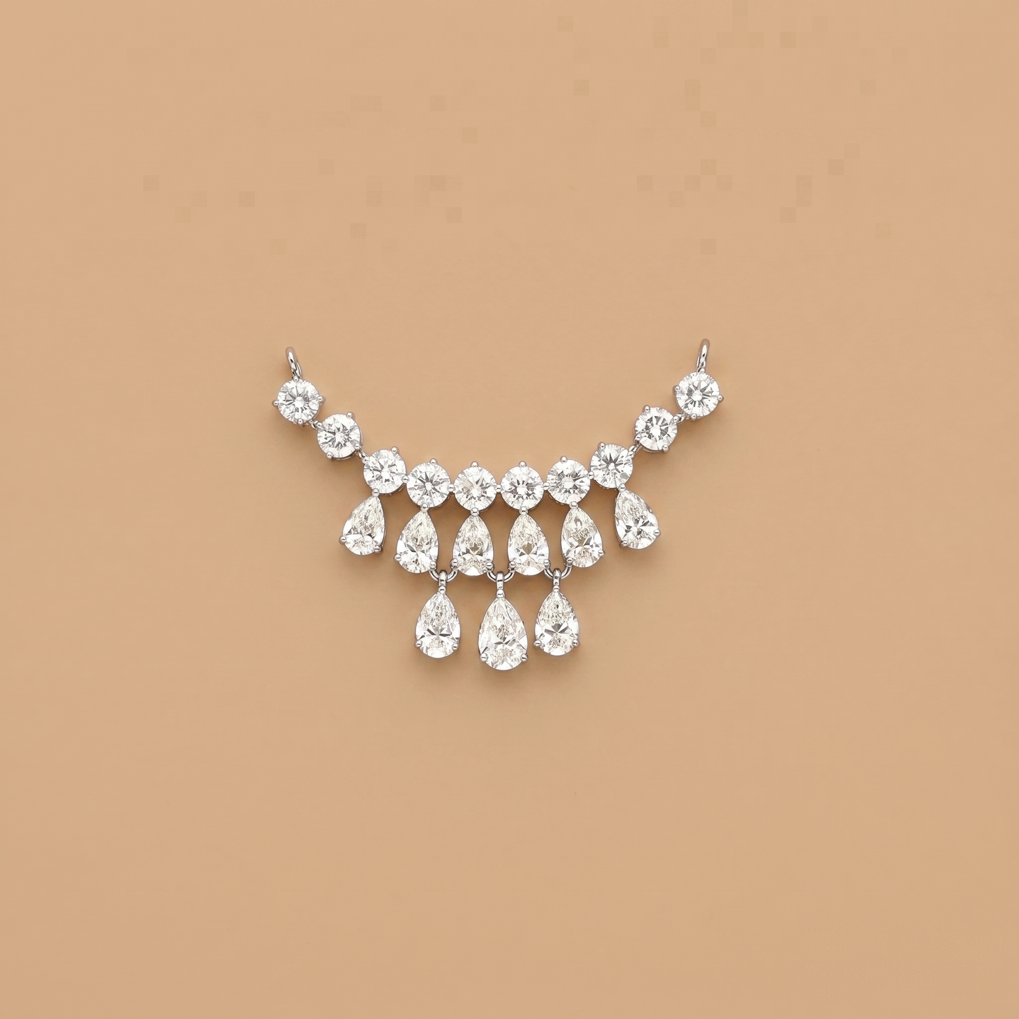 Labgrown Diamond Solitaire Mangalsutra