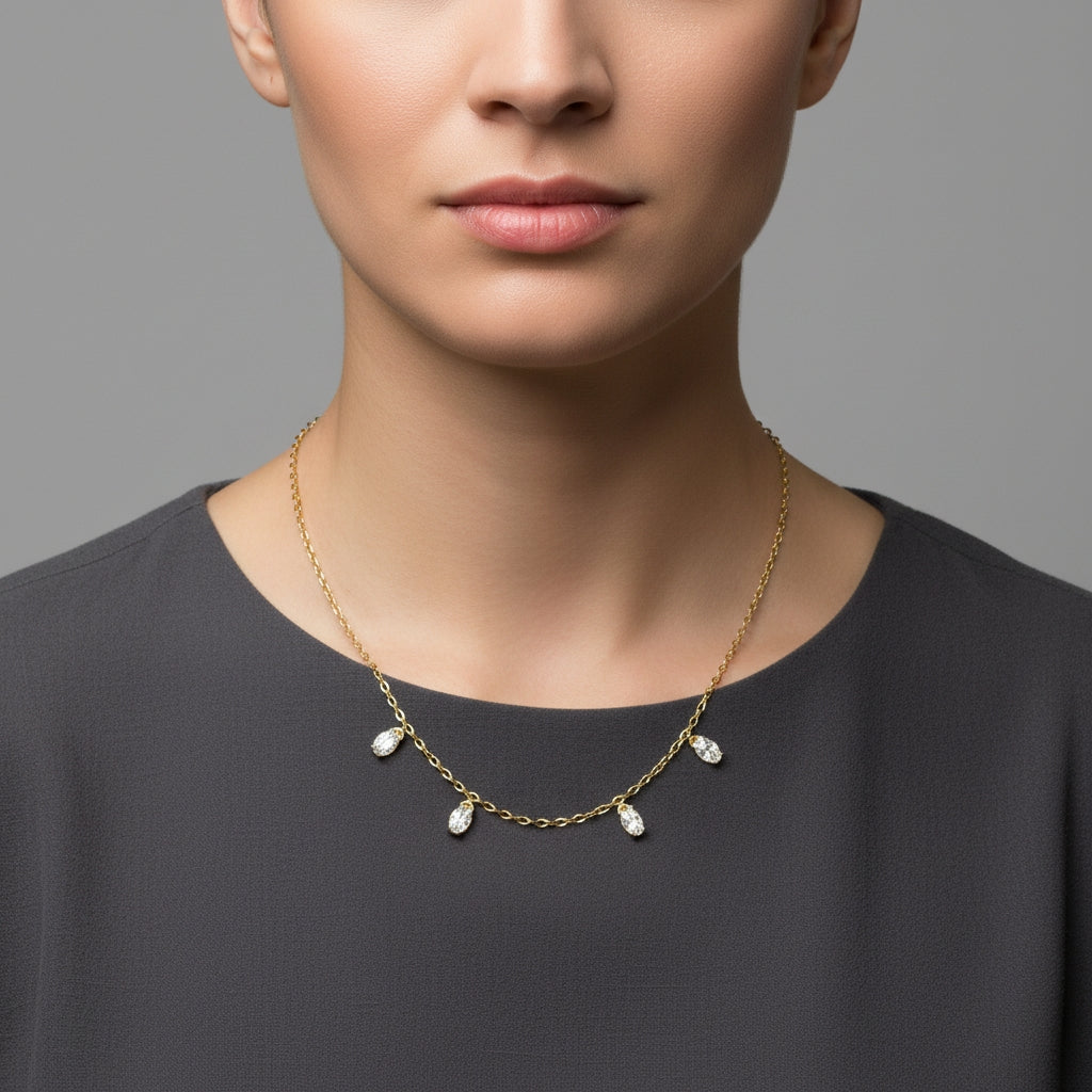 Classic 35 Cent Oval Necklace