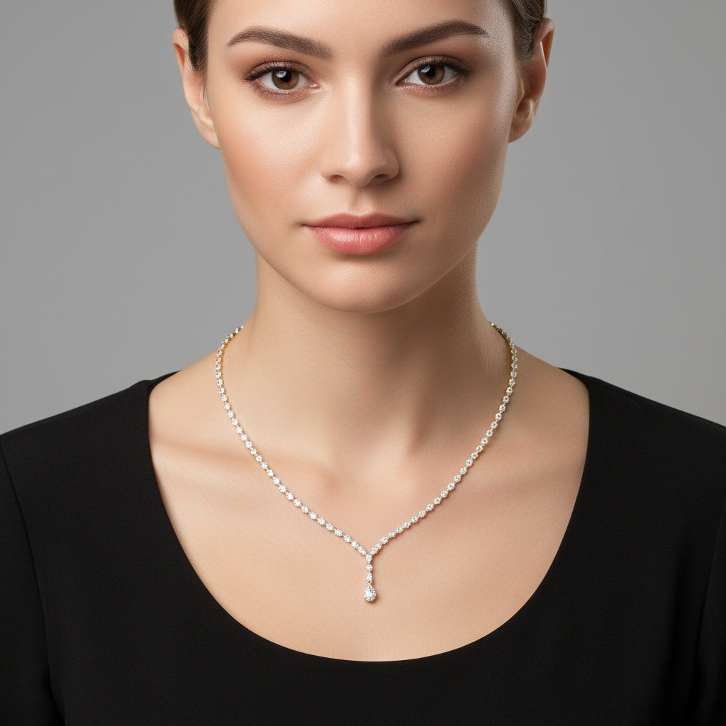 Waterfall Drop Necklace