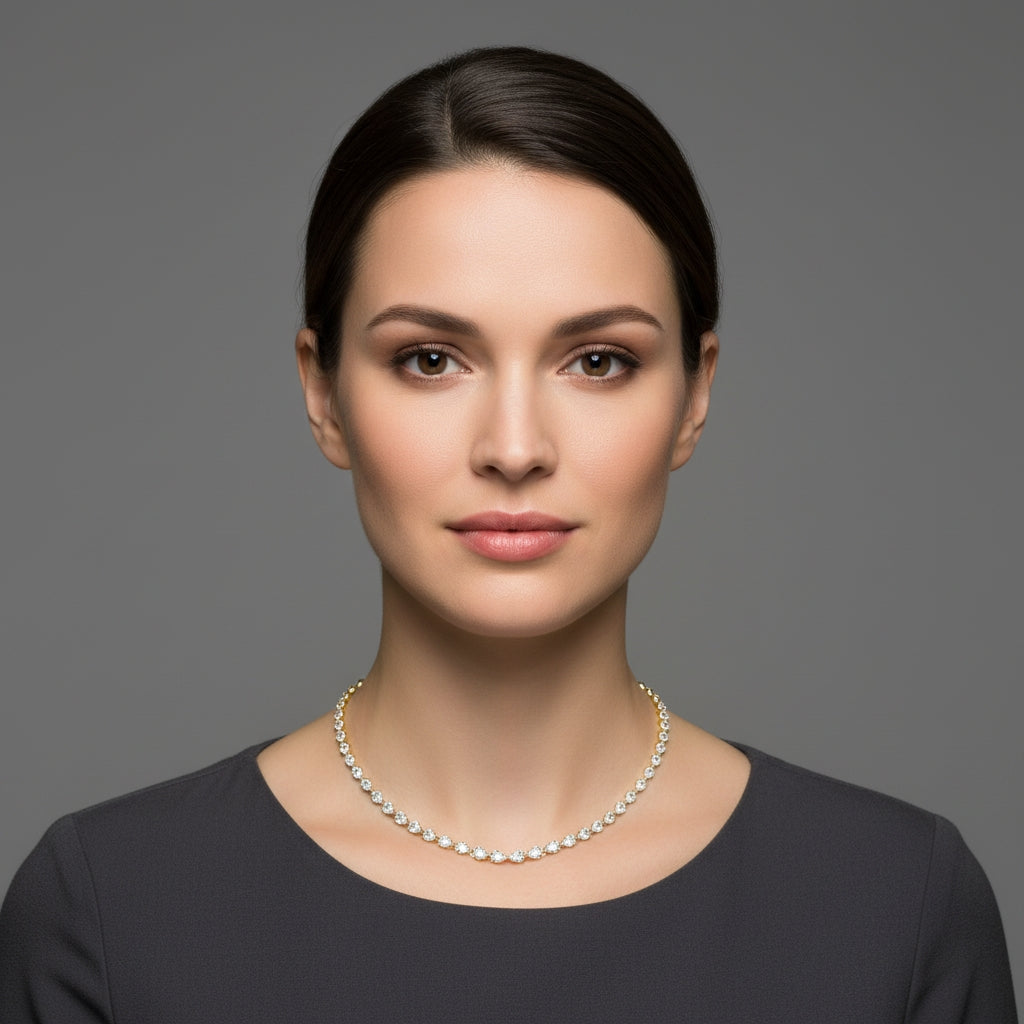 Pear Riviera Necklace