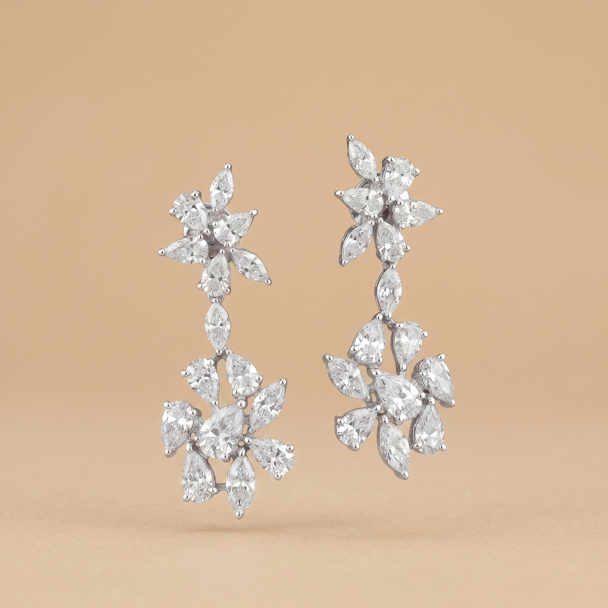 Labgrown Diamonds Abstract Shape Danglers
