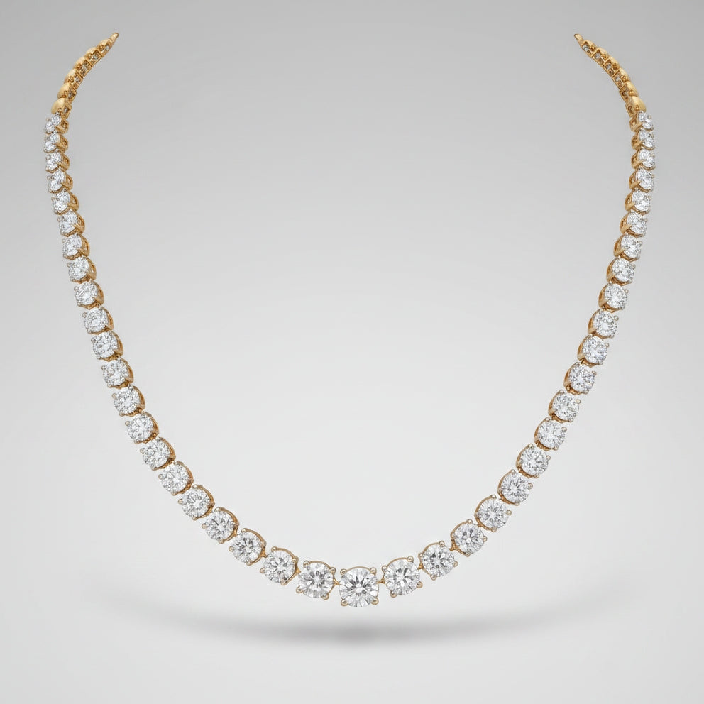 Classic Round Single line necklace