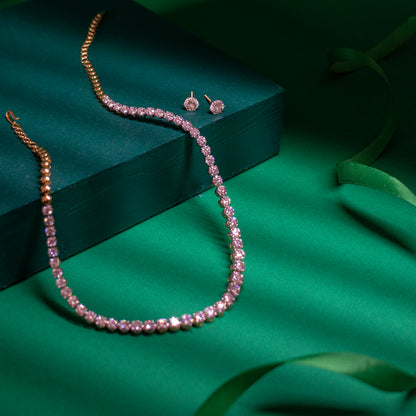 Classic Round Single line necklace